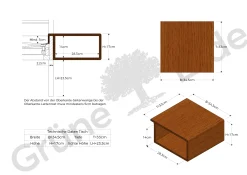 Ablagebox Almeno(Buche)