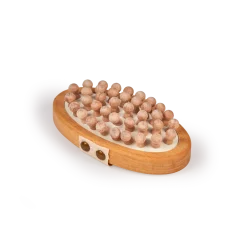 Anti-Cellulite Bürste ca. 13,5 x 7 cm, Buchenholz
