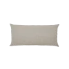 Armlehnenkissen-Überzug mit verdeckter Knopfleiste50 x 60 cm (Wollstoff Tano natur hell)