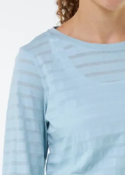 3/4 Arm Shirt aus Bio Baumwolle(aqua, XS)