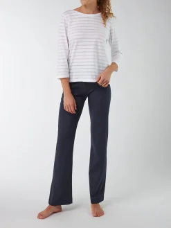 3/4 Arm Shirt aus Bio Baumwolle(weiß, S)