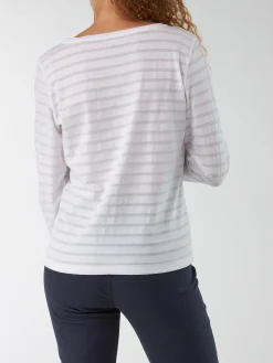 3/4 Arm Shirt aus Bio Baumwolle(weiß, S)