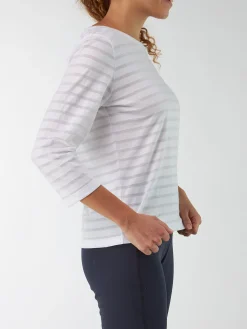 3/4 Arm Shirt aus Bio Baumwolle(weiß, S)