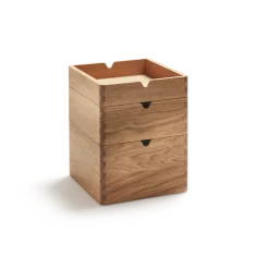 Aufbewahrungsbox Vaso(Eiche, B28xT28xH11,2cm)