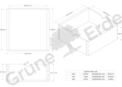 Aufbewahrungsbox Vaso(Eiche, B28xT28xH11,2cm)