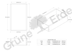 Aufbewahrungsbox Vaso(Eiche, B45xT28xH11,2cm)