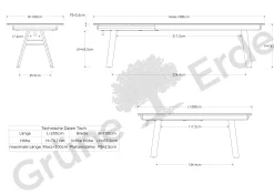 Ausziehtisch Ketil(Esche, L200/300xB100cm)