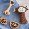 Babyrassel Affe Abu15 cm, Bezug: 100 % Baumwolle, Füllung: 100 % Schurwolle (Schaf), GOTS