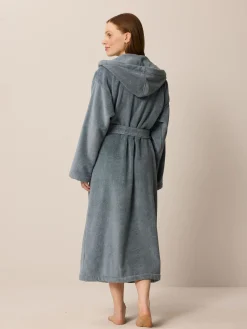 Bademantel Anea Unisexatlantik, 100 % Baumwolle, GOTS (XS/S)