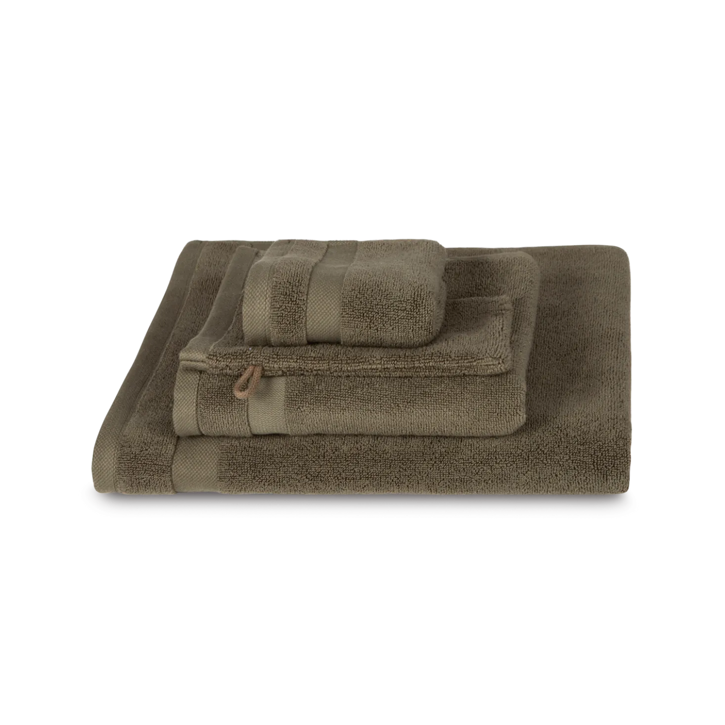 Badtextilien Anea100 % Baumwolle, GOTS (olive, Handtuch 50 x 100 cm)