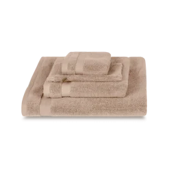 Badtextilien Anea100 % Baumwolle, GOTS (beige, Handtuch 50 x 100 cm)