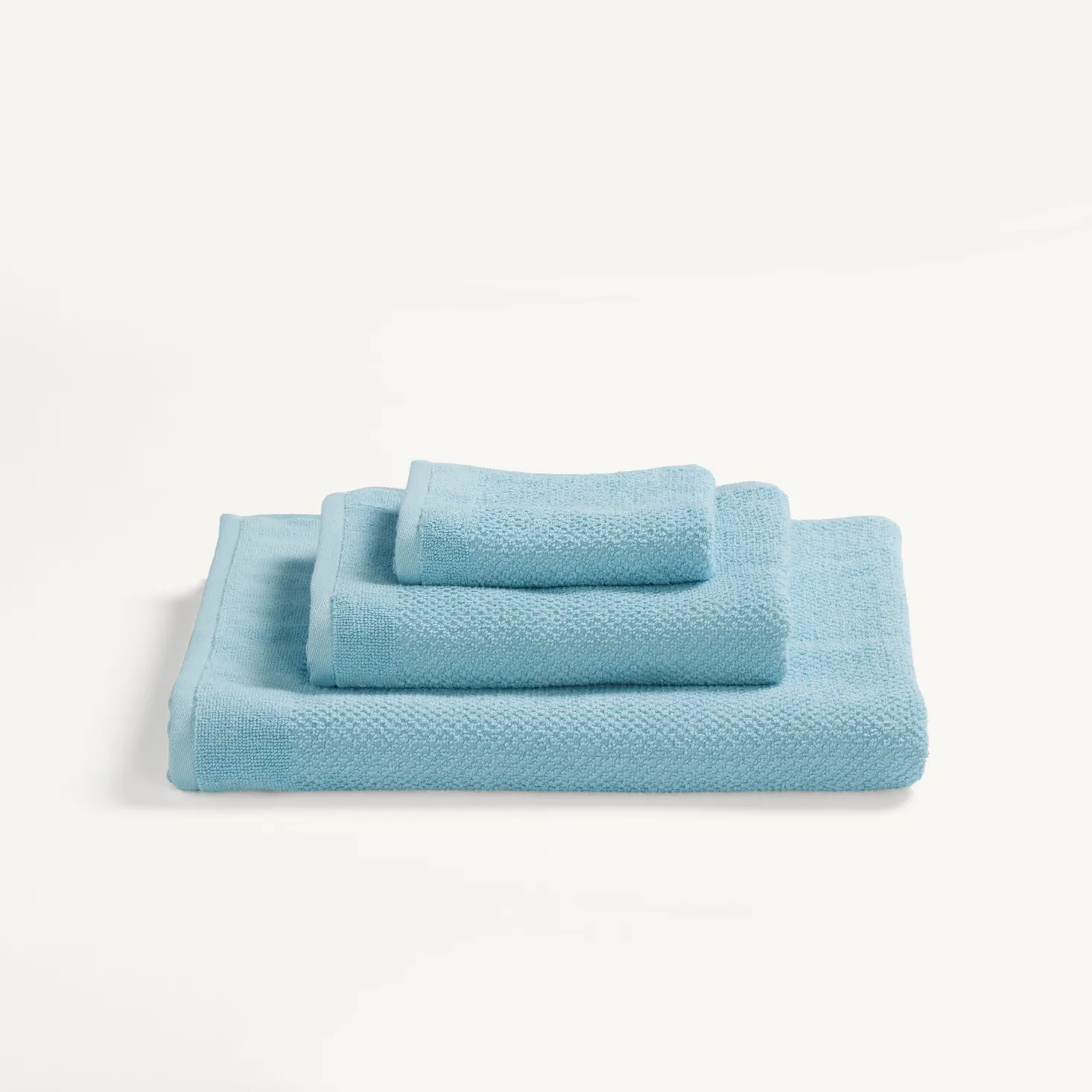 Badtextilien Juniper100 % Baumwolle, GOTS (hellblau, Handtuch 50 x 100 cm)
