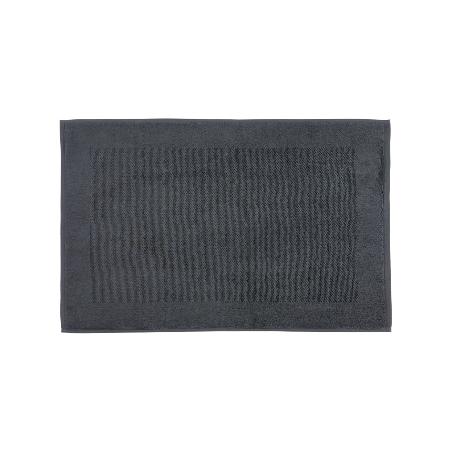 Badtextilien Juniper100 % Baumwolle, GOTS (schiefer, Badematte 50 x 70 cm)