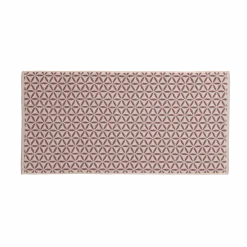Badtextilien Yuma100 % Baumwolle, Jacquard, GOTS (malve, Handtuch 50 x 100 cm)