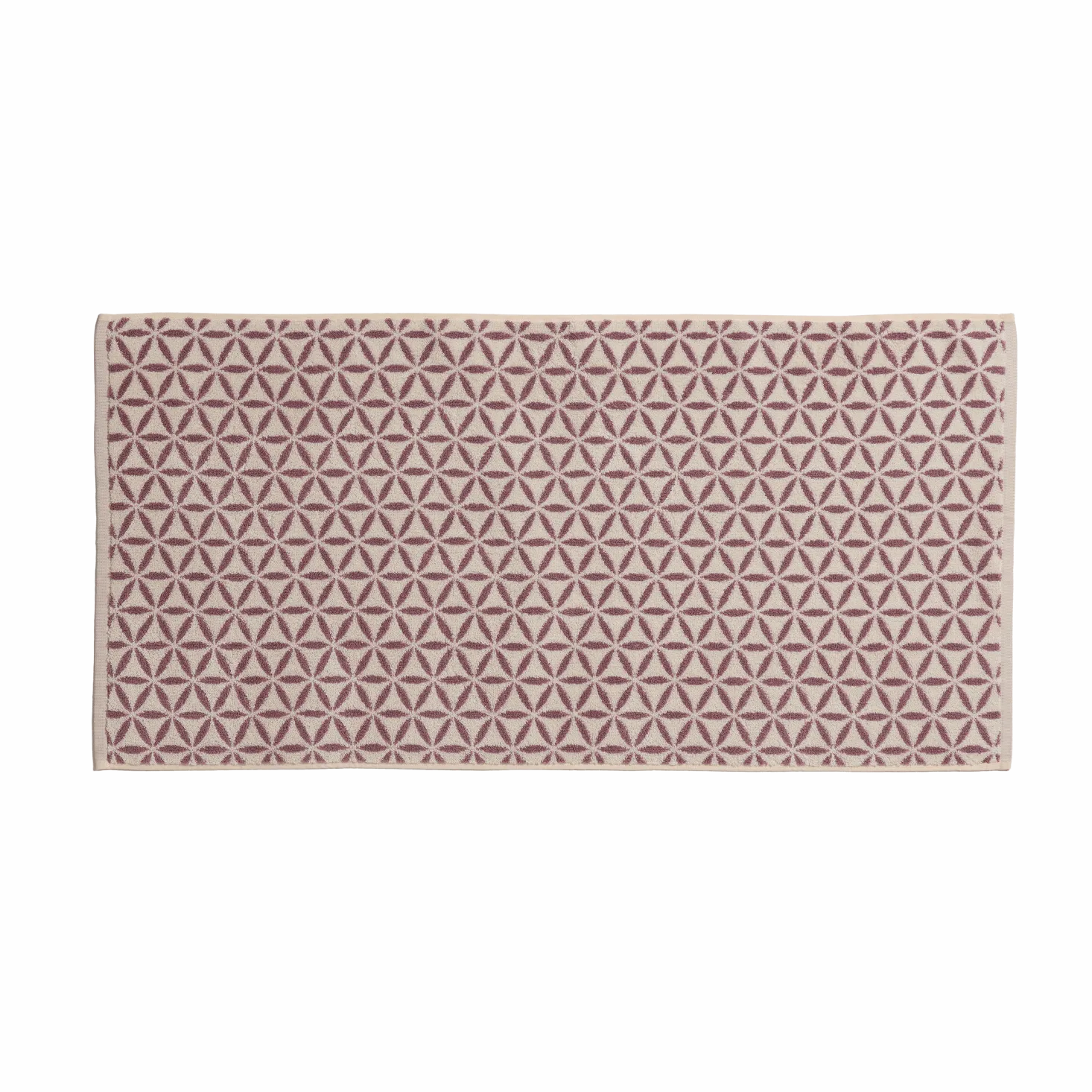 Badtextilien Yuma100 % Baumwolle, Jacquard, GOTS (malve, Handtuch 50 x 100 cm)