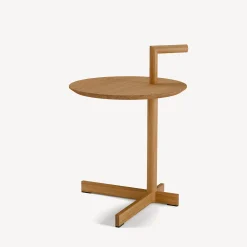 Beistelltisch Kosu Pur(Eiche, mit Griff, ø 42 x H 69,5 cm)