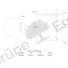 Beistelltisch Vassolo Durchmesser 42 cm (Buche)