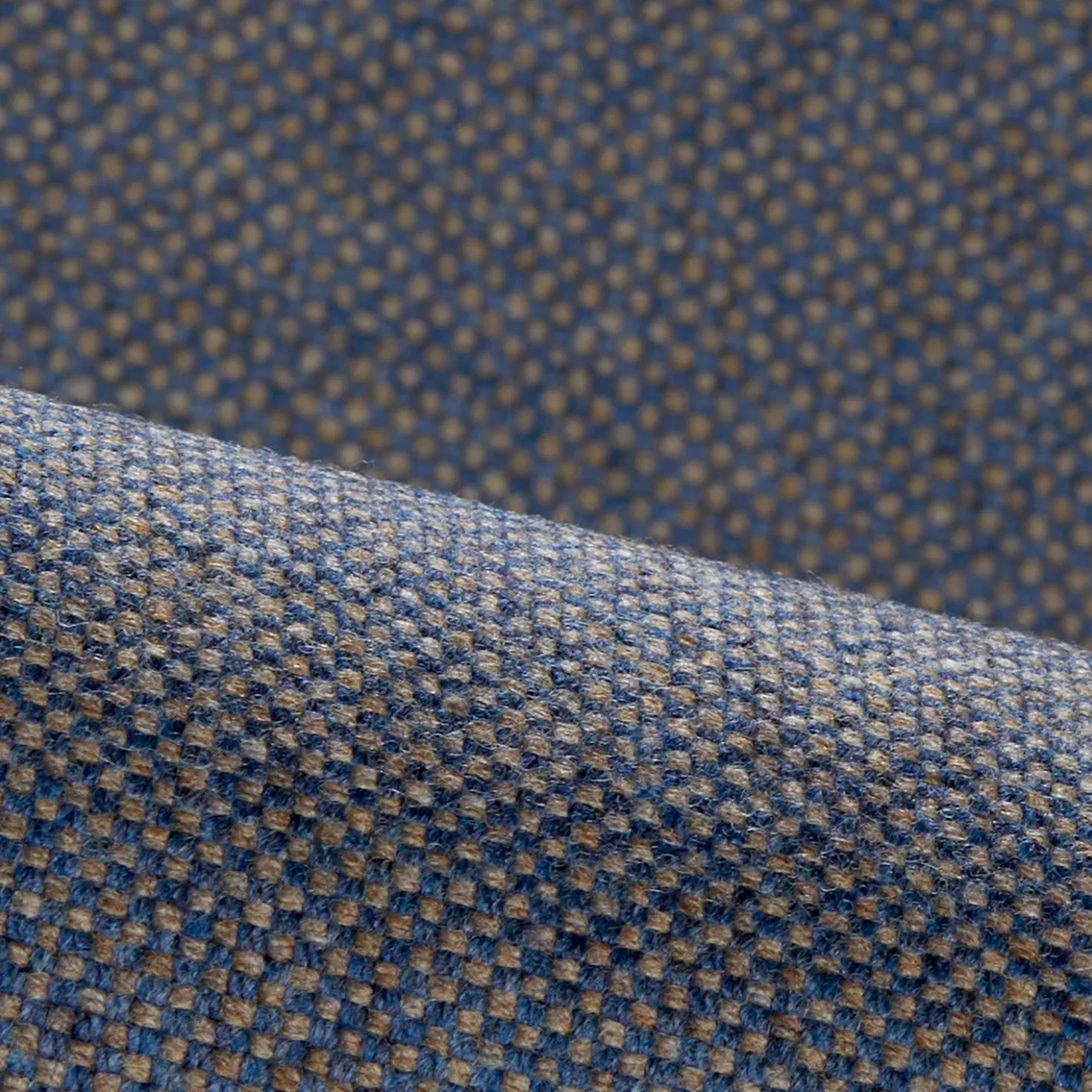 Überzug für Kissen DOPPIO 30x50 cm(Wollstoff Elverum Atlantik)