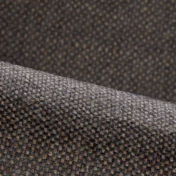 Bett Almeno Housse mit Weisspolsterung(Wollstoff Elverum Nougat, 160cm)