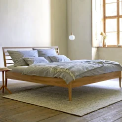 Bett Almeno mit Sprossenbetthaupt horizontal(Buche, 160 x 200 cm)