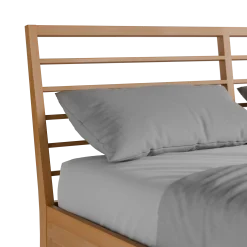 Bett Almeno mit Sprossenbetthaupt horizontal(Buche, 160 x 200 cm)