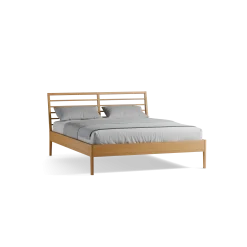 Bett Almeno mit Sprossenbetthaupt horizontal(Eiche, 160 x 200 cm)