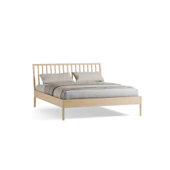 Bett Almeno mit Sprossenbetthaupt vertikal(Esche, 160 x 200 cm)