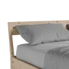 Bett Almeno mit Stegbetthaupt(Zirbe, 160 x 200 cm)