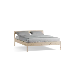 Bett Almeno mit Stegbetthaupt(Zirbe, 160 x 200 cm)