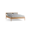 Bett Almeno mit Stegbetthaupt(Kernbuche, 160 x 200 cm)