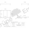 Bett Jukai Pur ohne Betthaupt(Eiche, 140 x 200 cm, ohne Betthaupt)