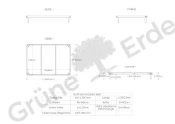 Bett Jukai Pur ohne Betthaupt(Eiche, 140 x 200 cm, ohne Betthaupt)