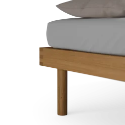 Bett Jukai Pur ohne Betthaupt(Eiche, 140 x 200 cm, ohne Betthaupt)