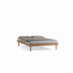 Bett Jukai Pur ohne Betthaupt(Eiche, 140 x 200 cm, ohne Betthaupt)