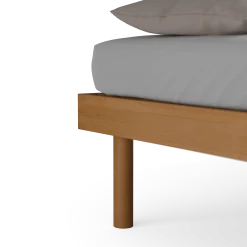 Bett Jukai Pur ohne Betthaupt(Buche, 140 x 200 cm, ohne Betthaupt)