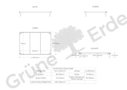 Bett Jukai Pur ohne Betthaupt(Buche, 140 x 200 cm, ohne Betthaupt)