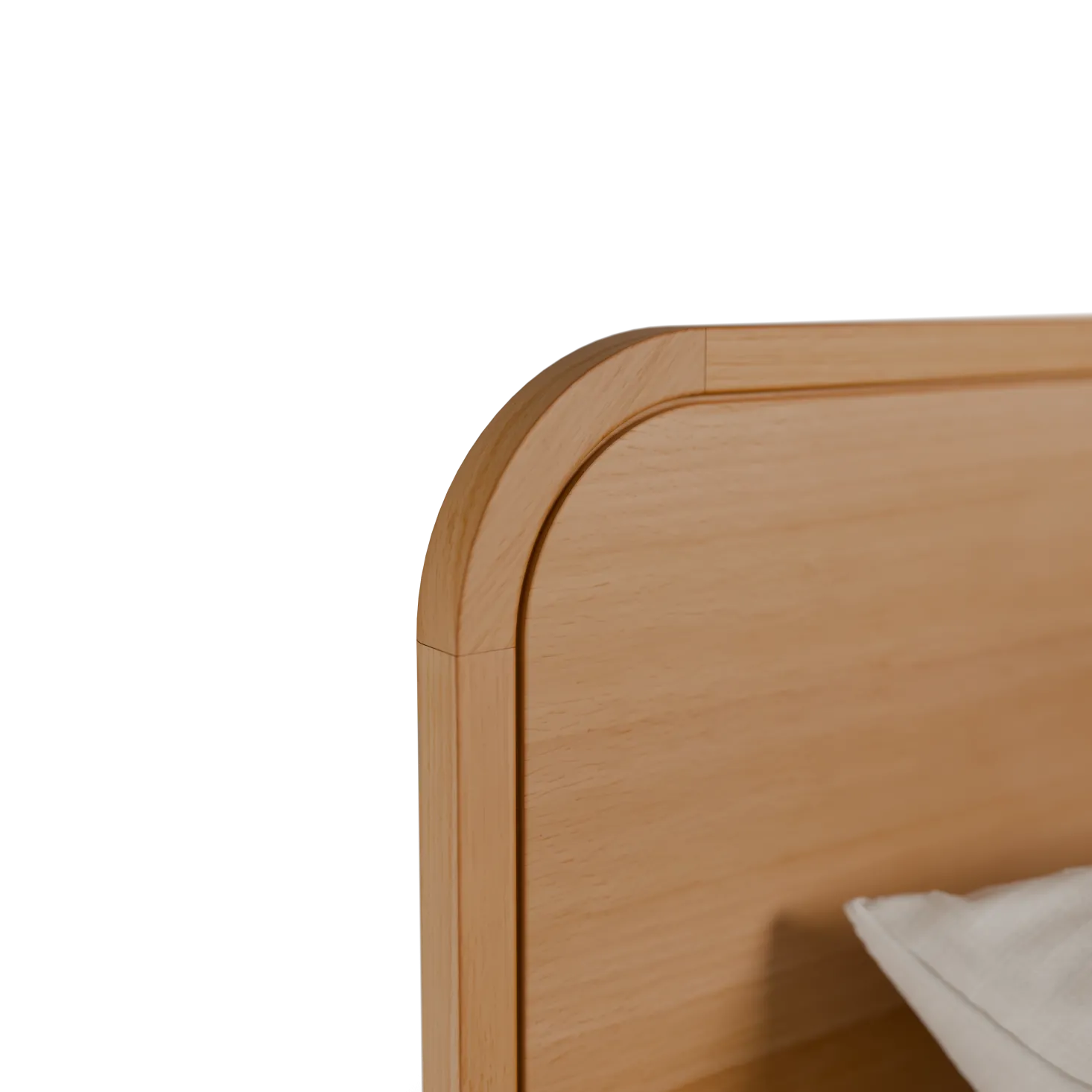 Bett Tenso mit Holzbetthaupt(Buche, 160 x 200 cm)