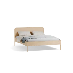 Bett Tenso mit Holzbetthaupt(Esche, 160 x 200 cm)