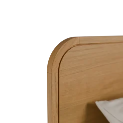 Bett Tenso mit Holzbetthaupt(Eiche, 160 x 200 cm)