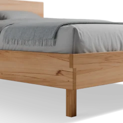 Bett Tesoro mit Holzbetthaupt(Kernbuche, 160 x 200 cm)