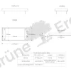 Bett Tesoroohne Betthaupt (Buche, 100 x 200 cm)