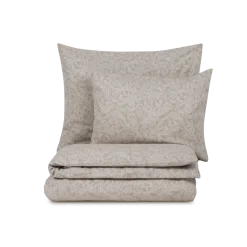 Bettwäscheset Camillo aus Baumwolle, Jacquard, GOTSFarbe: sand