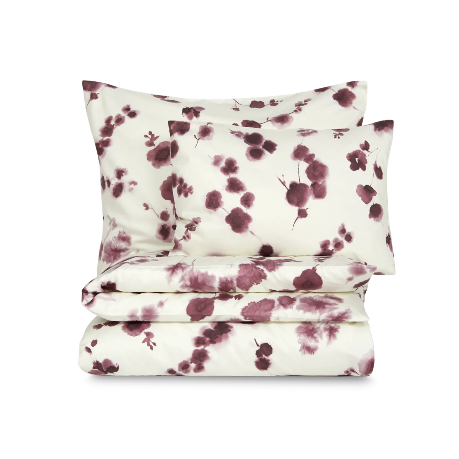 Bettwäscheset Tatiana aus Baumwolle, Satin, GOTSFarbe: pflaume