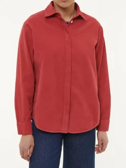 Bluse aus Bio-Baumwolle(cranberry, 40)