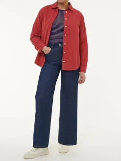 Bluse aus Bio-Baumwolle(cranberry, 40)
