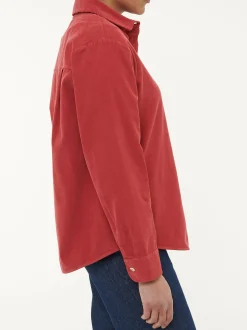 Bluse aus Bio-Baumwolle(cranberry, 40)