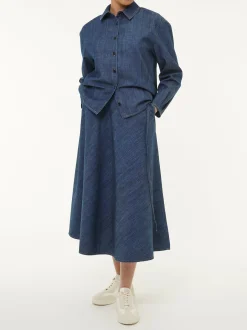 Bluse aus Bio-Baumwolle(dark denim, 40)