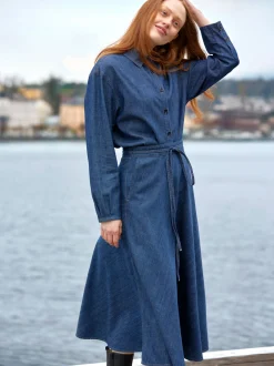 Bluse aus Bio-Baumwolle(dark denim, 40)