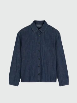 Bluse aus Bio-Baumwolle(dark denim, 40)