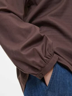 Bluse aus Bio-Baumwolle(kakao, 34)